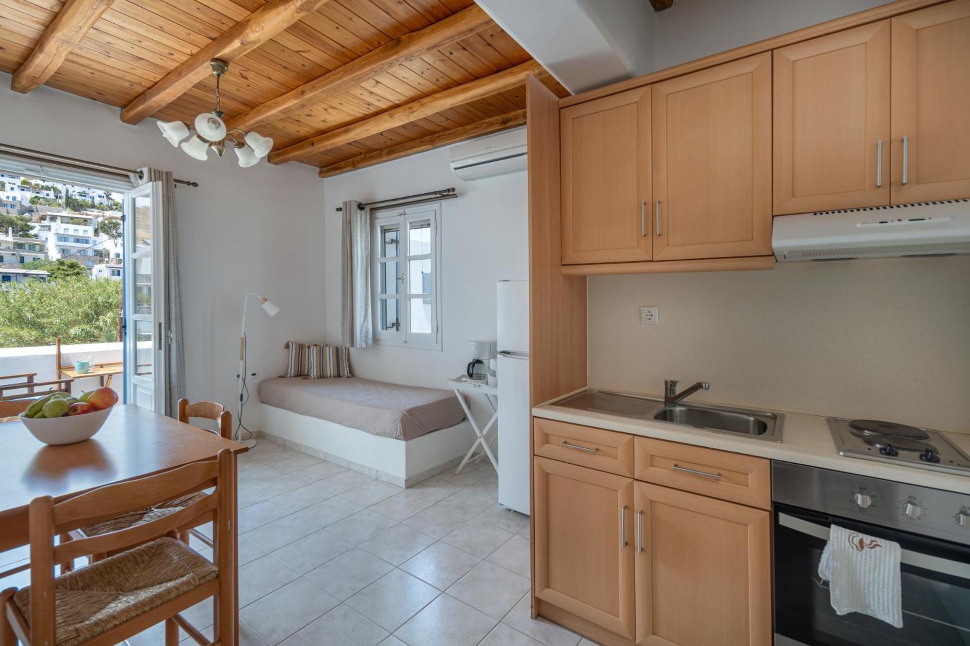 Galazio Seaside Apartments Livadakia Bilik gambar